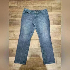 Jessica Simpson Forever Skinny Blue Jeans Size 32 Women's Dark Wash Ankle Jeans
